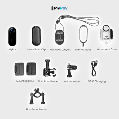 MyPov Hands-Free Camera (4K / 1080p)